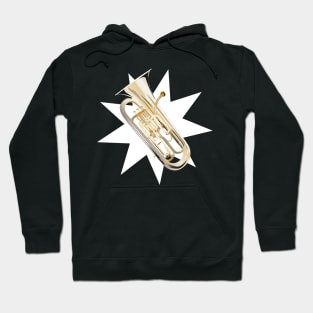 Euphonium on black Hoodie